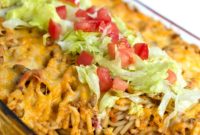 Fiesta Baked Spaghetti