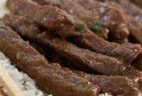 Glazed Mongolian Beef Stir-Fry