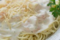 Decadent Garlic Shrimp Angel Hair