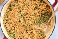 Homestyle Green Bean Mushroom Bake