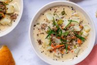 Creamy Velveeta Cheeseburger Soup