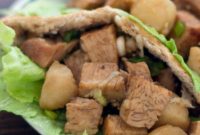 Asian Fusion Chicken Pita Pockets