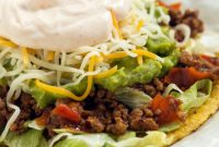 Crispy Beef Tostadas with Fresh Homemade Guacamole