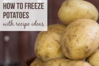Mastering Potato Freezing and Delicious Recipe Ideas