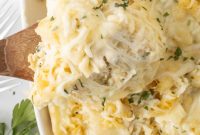 Creamy Alfredo Rotini Bake