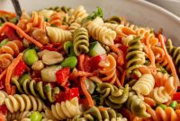 Thai Pasta Salad with Sesame Ginger Dressing