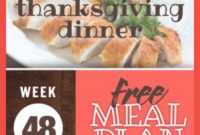 Free Smart Thanksgiving Meal Planner with Dynamic Shopping List