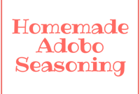 Savory Adobo All-Purpose Spice
