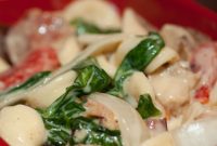Effortless Creamy Florentine Orecchiette