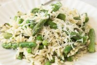 Zesty Orzo Pasta with Spring Greens and Parmesan
