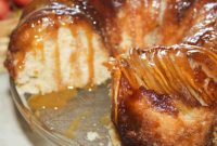 Caramelized Apple Bundt Inversion