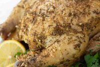 Easy Greek Chicken Crockpot or Air Fryer