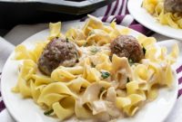 Luscious Creamy Balsamic Meatballs
