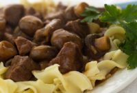 Hearty Slow Cooker Beef and Mushrooms