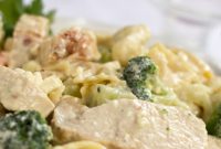 Mediterranean Feta Chicken Farfalle