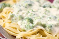 Creamy Broccoli Fettuccine Alfredo