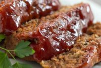Sweet and Savory Glazed Meatloaf