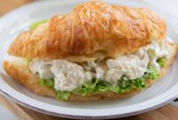 Gourmet Chicken Salad Croissants