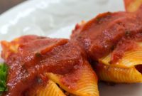 Savory Beef and Spinach Stuffed Shells