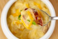 Slow Cooker Cheesy Kielbasa and Potato Soup