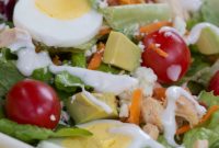 Hearty Chicken Avocado Cobb Salad