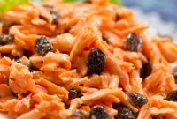 Sweet and Crunchy Carrot Raisin Delight