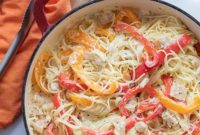 Chicken and Bell Pepper Pasta