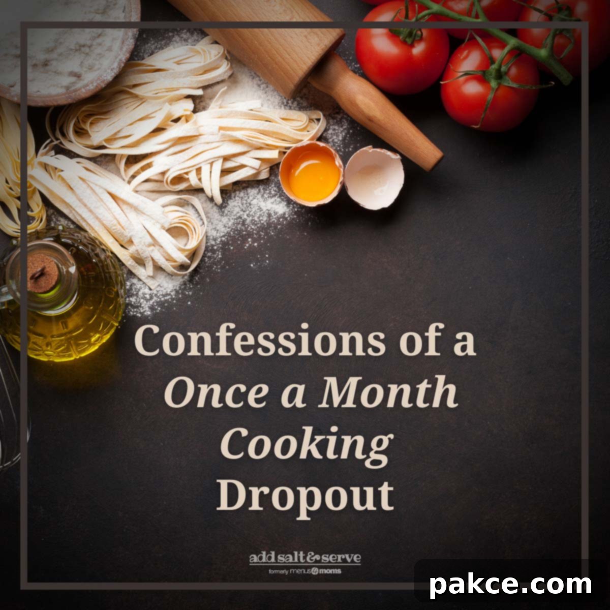 Confessions of a Once-A-Month-Cooking Dropout - a person in a kitchen thinking about meal prep, symbolizing the journey from OAMC to smarter freezer prep