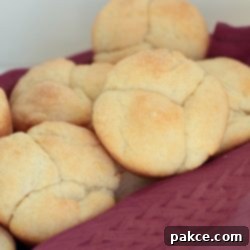 Flavorful Sides 2 Quick Rolls in a basket