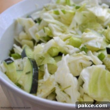 Flavorful Sides 21 Light & Fresh Cucumber-Cabbage Salad