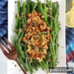 Flavorful Sides 23 Green Beans Almondine