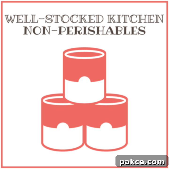 Well-Stocked Kitchen: Non-perishables