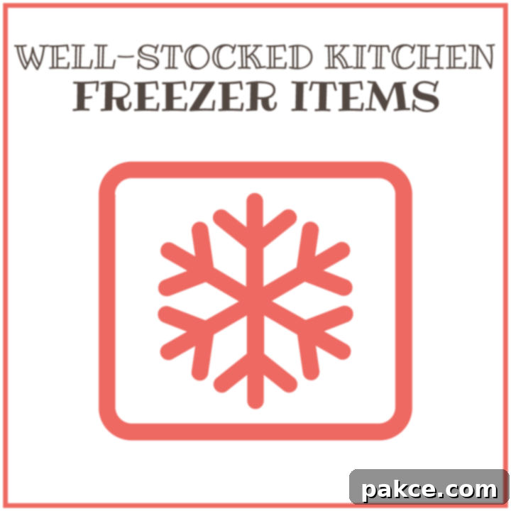 Well-Stocked Kitchen: Freezer Items