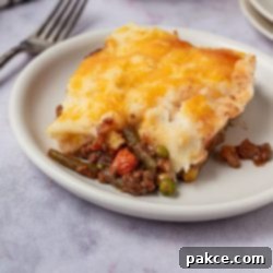 Freeze and Feast Shepherds Pie 10 Ground beef, peas, and green beans topped with mashed potatoes and cheese
