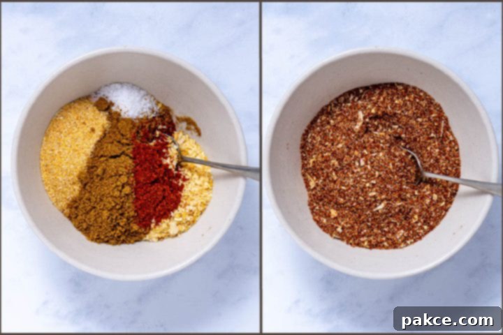 The Legend of Terlingua Chili 5 A bowl of freshly prepared Terlingua Chili Mix, ready to be added to the chili.