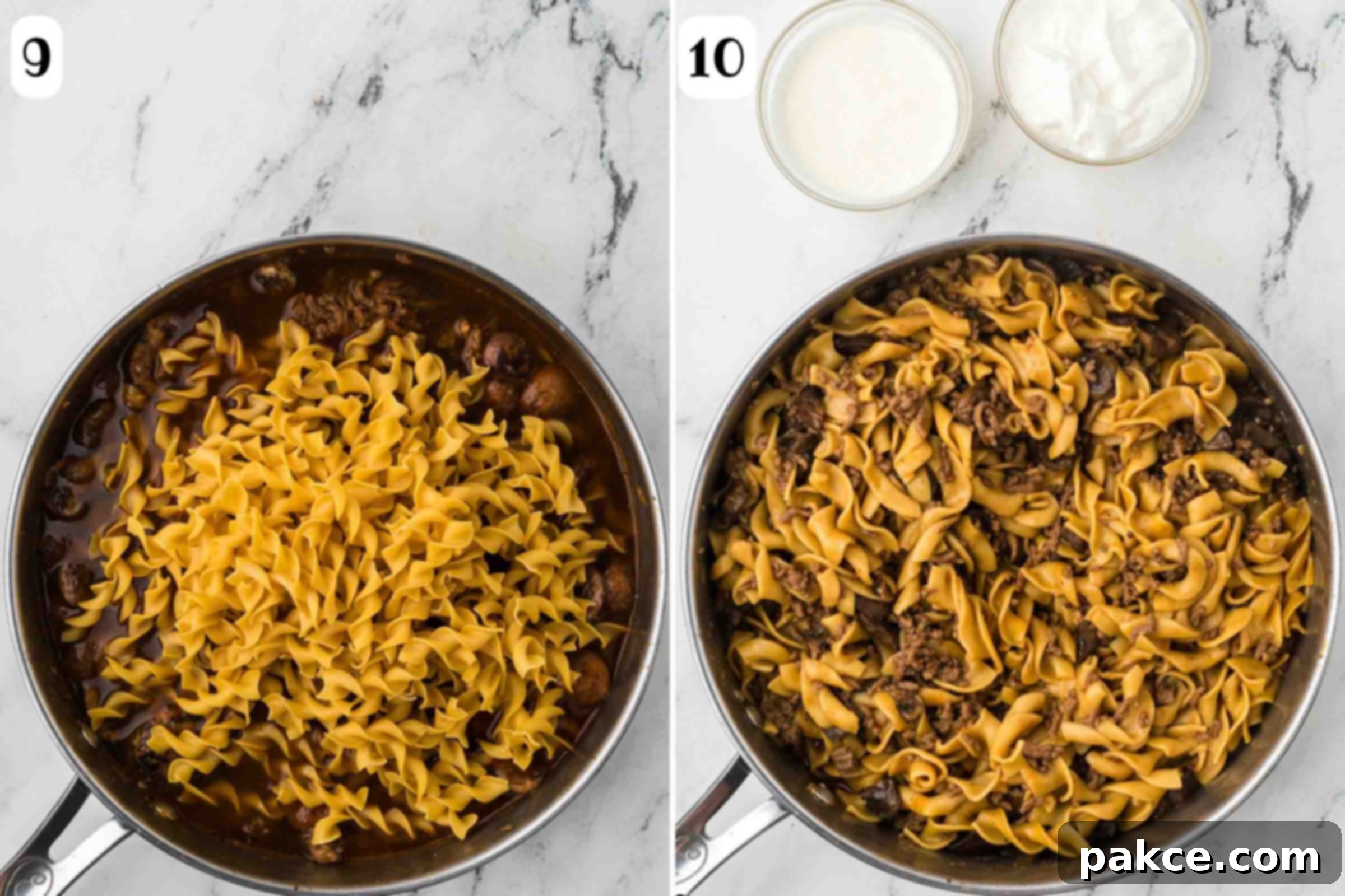Quick and Creamy One-Pot Ground Beef Stroganoff 8 img 37856 7