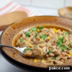 Creamy Slow Cooker White Chicken Chili 8 white chicken chili with cilantro