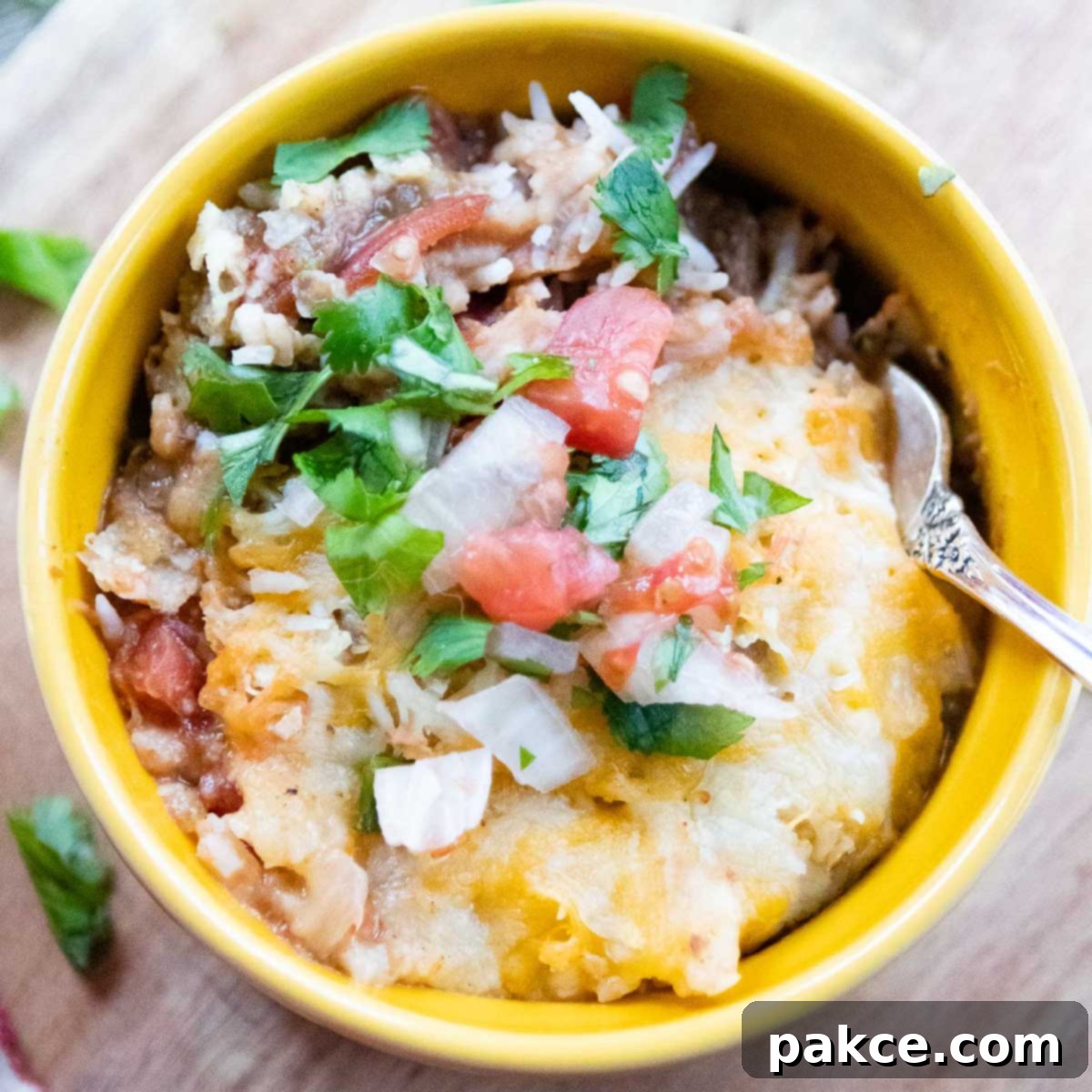 Tex-Mex Beef Casserole, a delicious and easy meal made with Carne Guisada leftovers