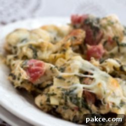 Cheesy Chicken Spinach Pasta Bake 3 Chicken and Spinach Pasta Bake